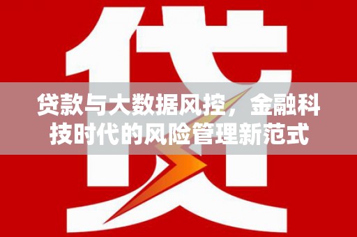 弥勒贷款与大数据风控，金融科技时代的风险管理新范式