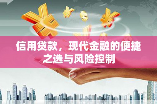 弥勒信用贷款，现代金融的便捷之选与风险控制