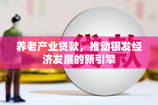 弥勒养老产业贷款，推动银发经济发展的新引擎