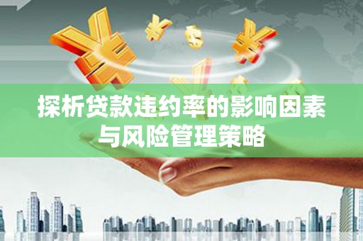 弥勒探析贷款违约率的影响因素与风险管理策略