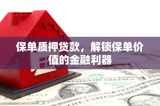 弥勒保单质押贷款，解锁保单价值的金融利器