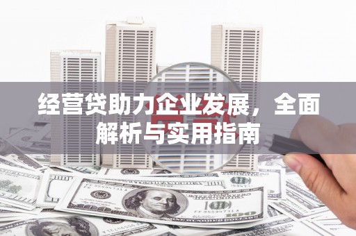 弥勒经营贷助力企业发展，全面解析与实用指南