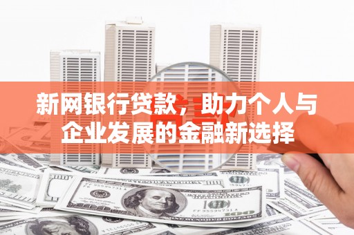 弥勒新网银行贷款，助力个人与企业发展的金融新选择