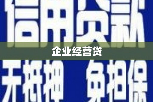 弥勒企业经营贷