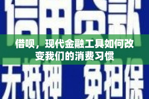 弥勒借呗，现代金融工具如何改变我们的消费习惯