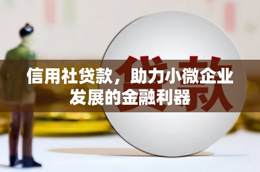 弥勒信用社贷款，助力小微企业发展的金融利器