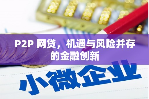 弥勒P2P 网贷，机遇与风险并存的金融创新