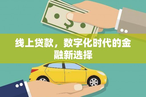 弥勒线上贷款，数字化时代的金融新选择